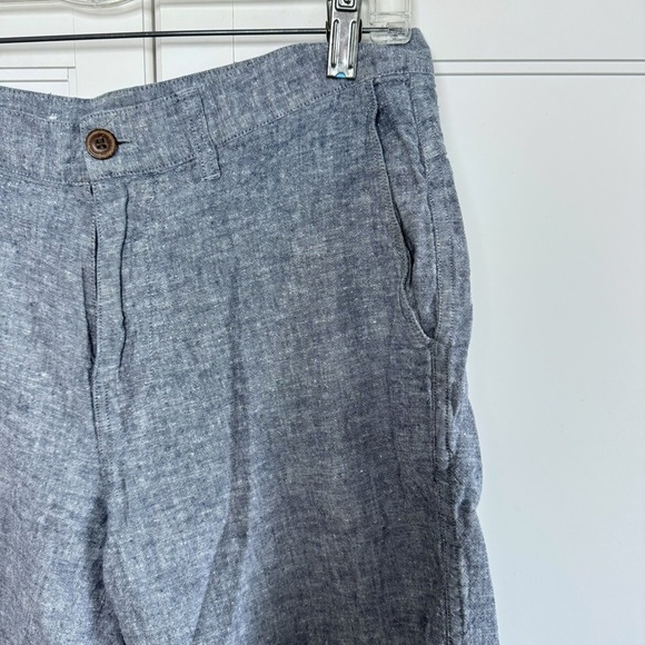 PATAGONIA Back Step Hemp/Cotton Shorts Chambray Sz 31 Neo Navy - Picture 4 of 9